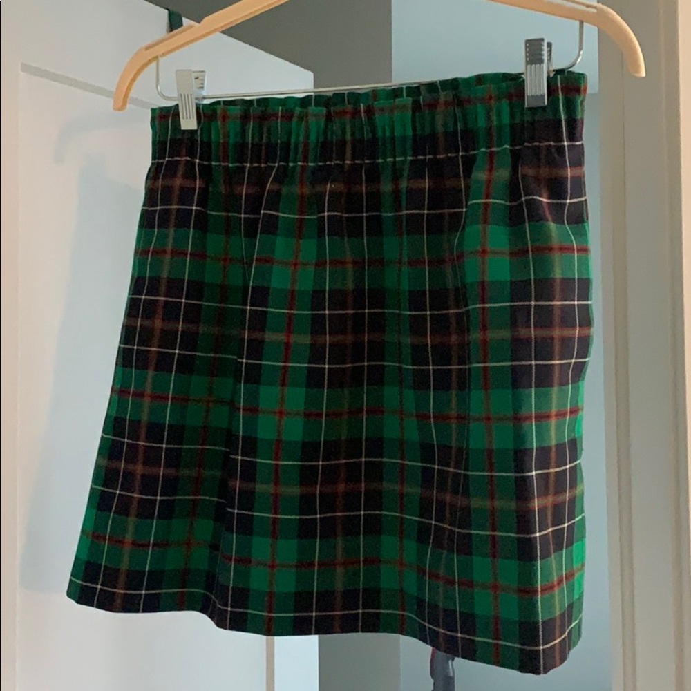 J Crew Plaid Skirt— size 6
